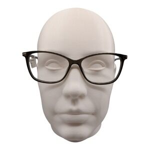 Walmart Import Women MC008 Lacey Black Gold Eyeglasses 55-15-135 New